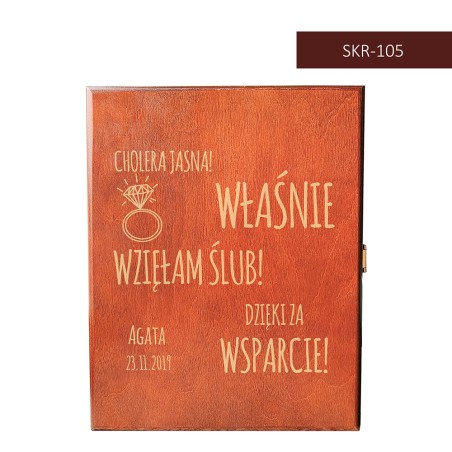 Skrzynka pionowa dla Świadków + karafka + 2 szklanki - 15 wzorów