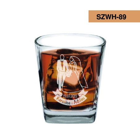 Szklanka do Whisky - Prezent na Ślub - 47 wzorów