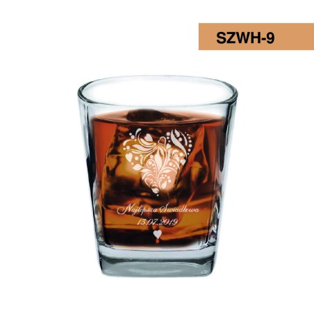 Szklanka do Whisky - Prezent dla Świadków - 8 wzorów