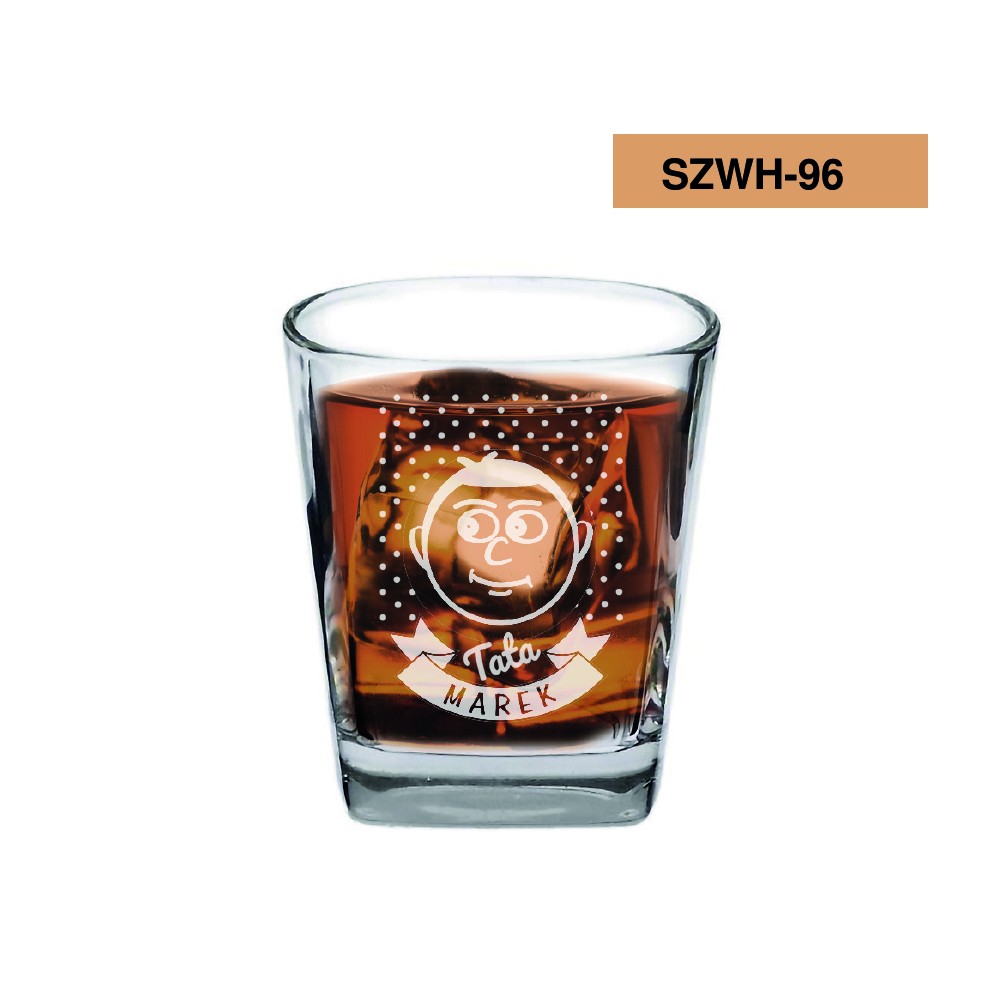 Szklanka do Whisky - Prezent dla Rodziców - 14 wzorów